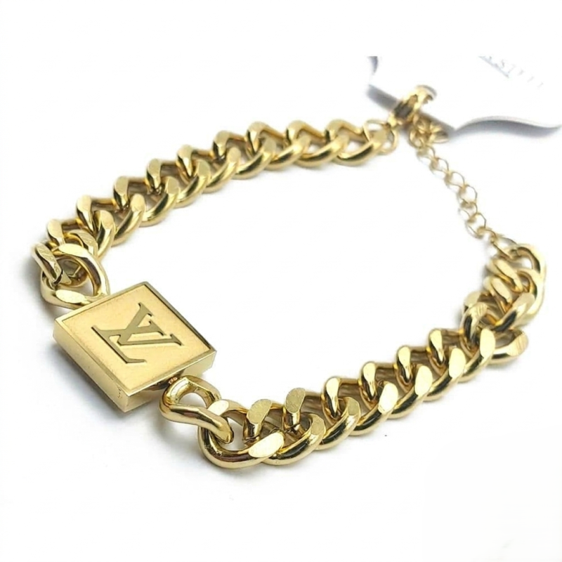 Unisex Gold Cuban Link Bracelet