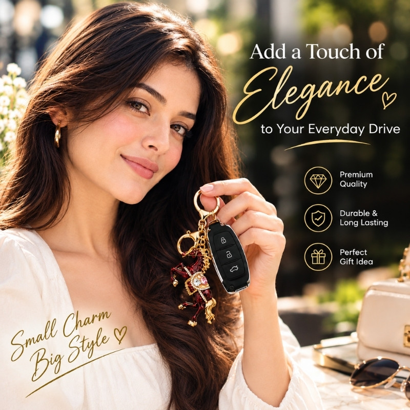 Horse Charm Keychain for Women: A Stylish Everyday Accessory
