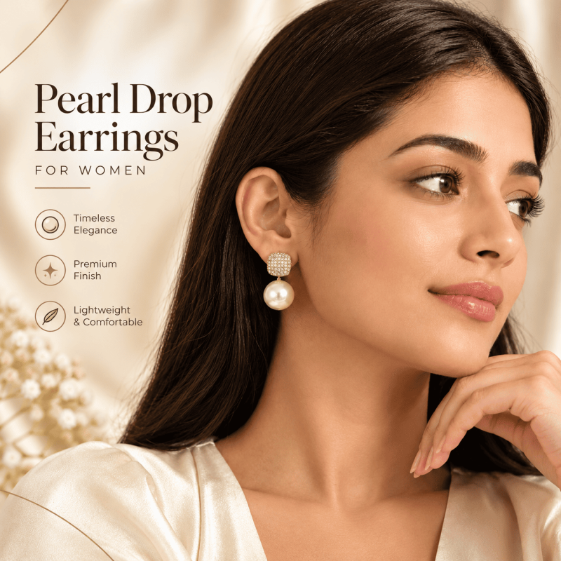 Pearl Drop Earrings for Women: Elegant Styles for Everyday Wear and Special Occasions