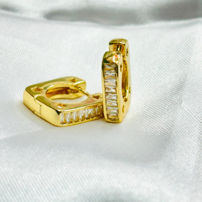 Premium 18k Gold Tone Stainless Steel Cubic Zirconia Jewellery