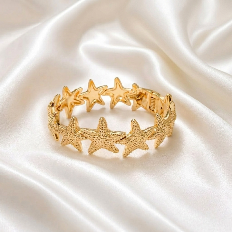 Golden Ocean Luxury Statement Bracelet