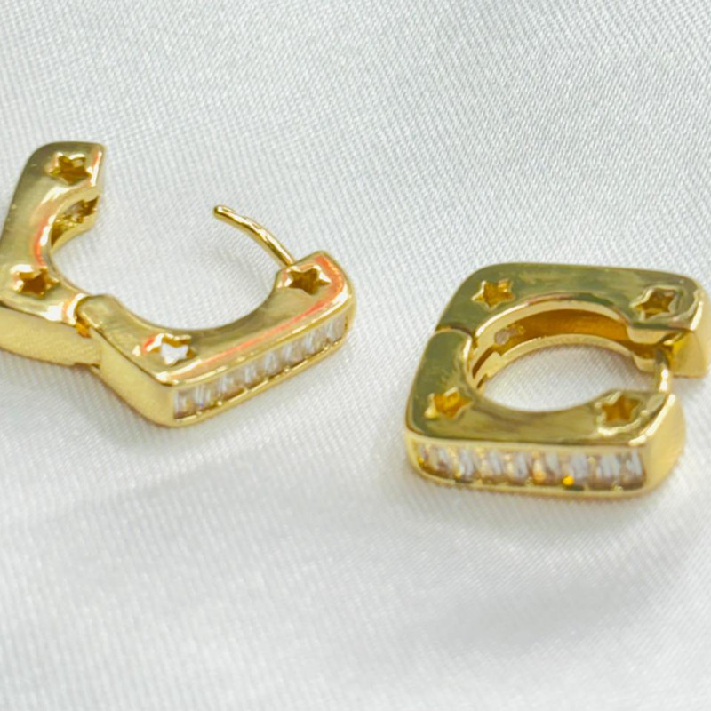 Premium 18k Gold Tone Stainless Steel Cubic Zirconia Jewellery