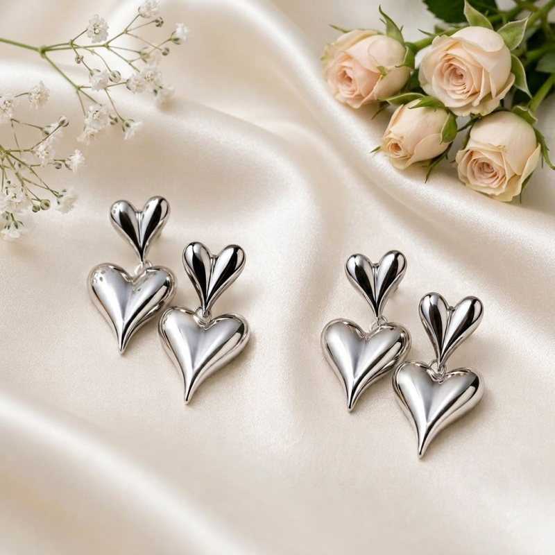 Double the Love Drop Earrings
