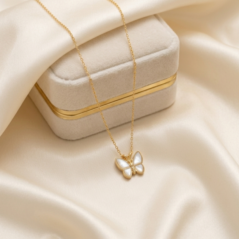 Waterproof Anti-Tarnish Gold Butterfly