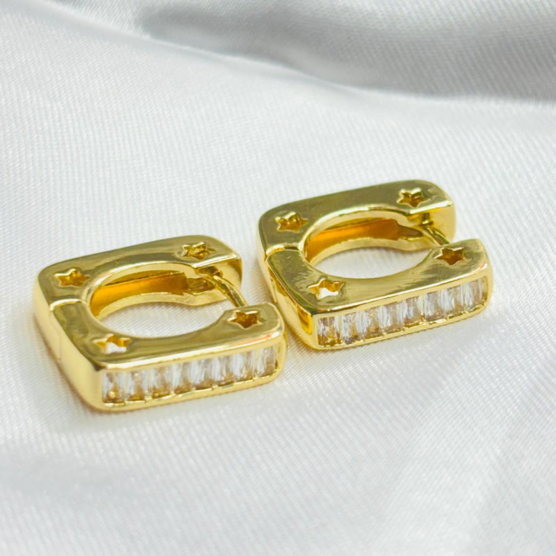 Premium 18k Gold Tone Stainless Steel Cubic Zirconia Jewellery